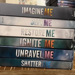first 6 books in shatter me series by Tahereh Mafi